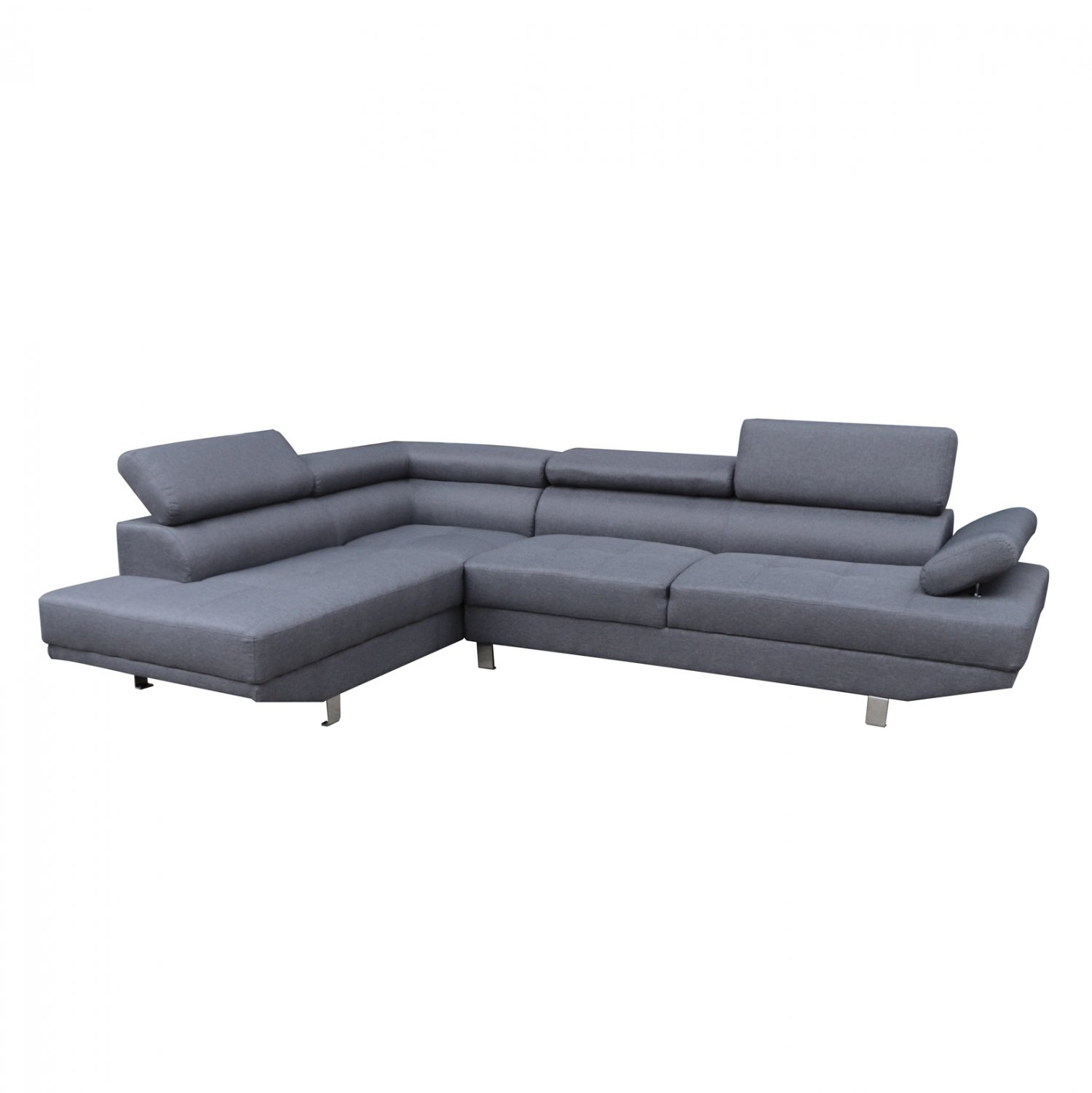 ΚΑΝΑΠΕΣ ΓΩΝΙΑ ΑΡΙΣΤΕΡΗ GORO HM3085.10L ΓΚΡΙ ΥΦΑΣΜΑ 270x200x87Y εκ. ΚΑΝΑΠΕΣ ΓΩΝΙΑ ΑΡΙΣΤΕΡΗ GORO HM3085.10L ΓΚΡΙ ΥΦΑΣΜΑ 270x200x87Y εκ.