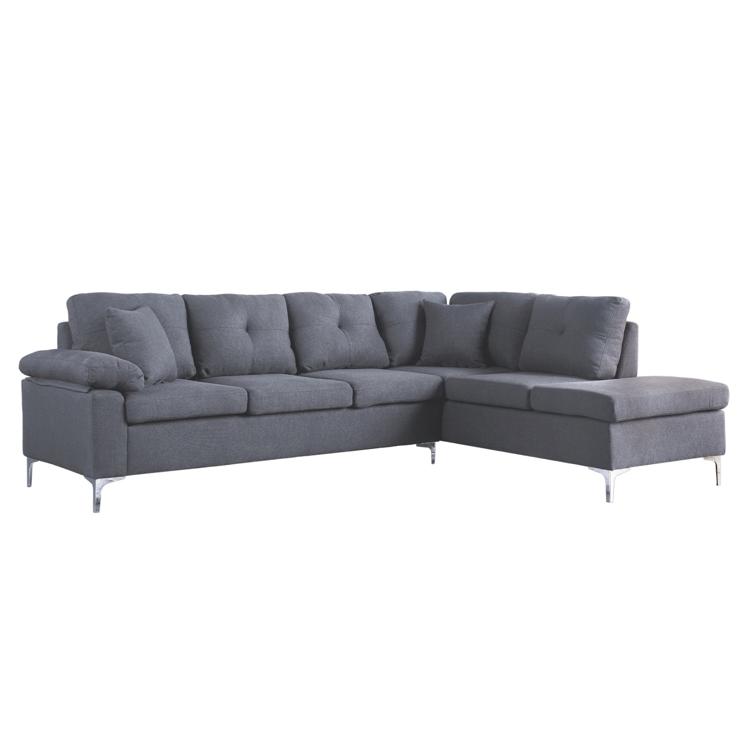 ΚΑΝΑΠΕΣ ΓΩΝΙΑ ΔΕΞΙΑ ZAILA HM3087R ΥΦΑΣΜΑ ΓΚΡΙ 282x197x90 εκ. ΚΑΝΑΠΕΣ ΓΩΝΙΑ ΔΕΞΙΑ ZAILA HM3087R ΥΦΑΣΜΑ ΓΚΡΙ 282x197x90 εκ.