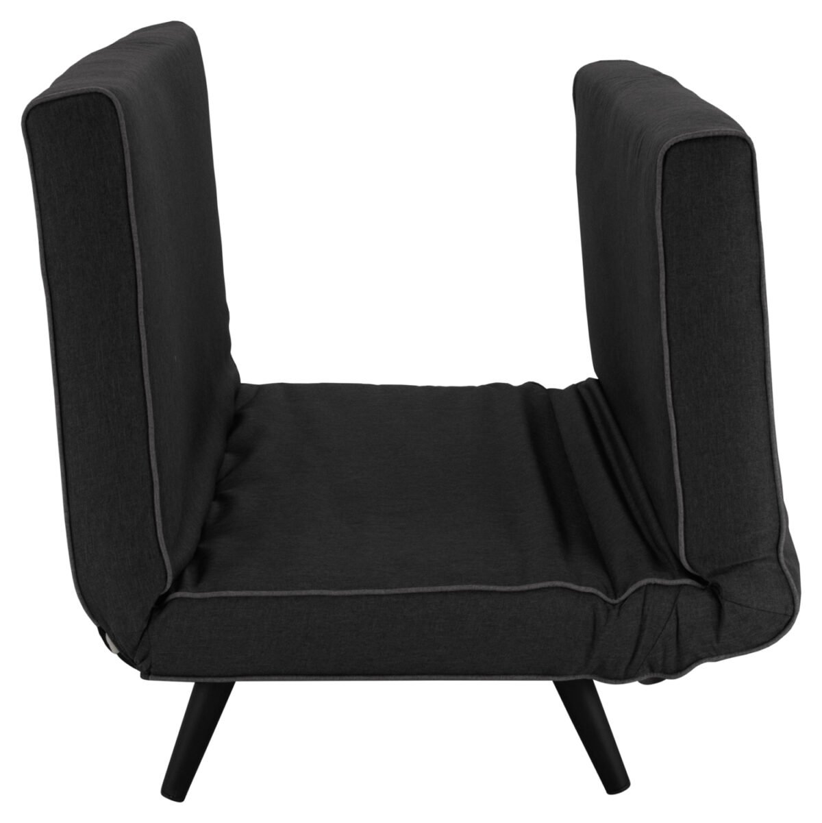 ΚΑΝΑΠΕΣ ΚΡΕΒΑΤΙ 2 ΑΤΟΜΩΝ ASMA HM3077.03 ΣΚΟΥΡΟ ΓΚΡΙ ΥΦΑΣΜΑ 140x80x77Yεκ. - Image 8