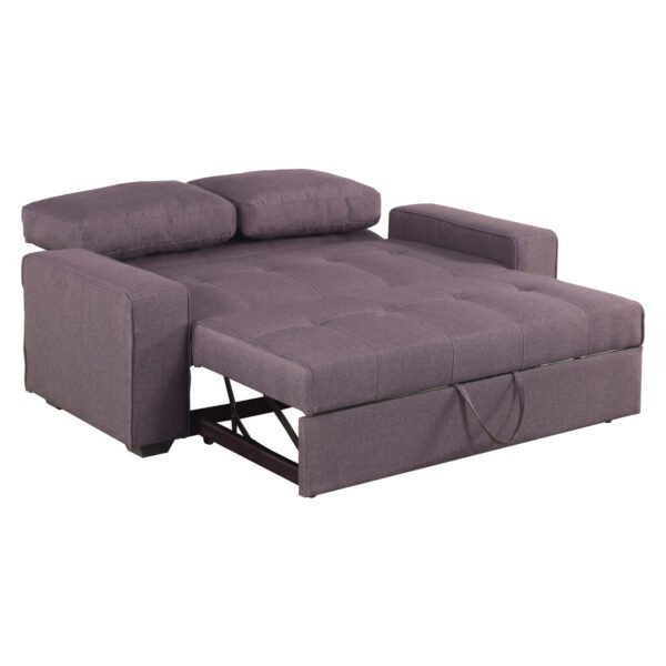 ΚΑΝΑΠΕΣ ΚΡΕΒΑΤΙ KANNA 2ΘΕΣΙΟΣ 176x102x91 εκ.HM3082.01 ΜΕ ΚΑΦΕ ΥΦΑΣΜΑ 176x102x91 εκ. - Image 3