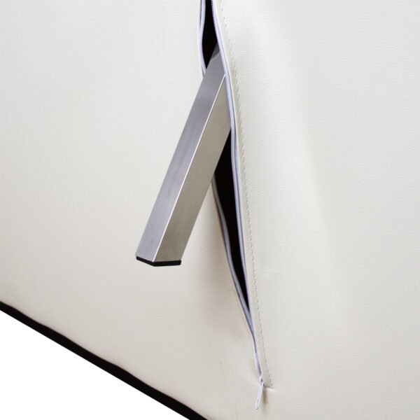 ΚΑΝΑΠΕΣ ΚΡΕΒΑΤΙ HM3001.01 THOM ΜΕ ΑΝΑΔΙΠΛΟΥΜΕΝΑ ΜΠΡΑΤΣΑ ΛΕΥΚΟ PU 189x93x82Υεκ. - Image 10