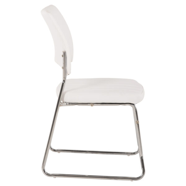 ΚΑΡΕΚΛΑ QUENTI HM1071.02 ΛΕΥΚΗ 52x60x85 εκ. - Image 3