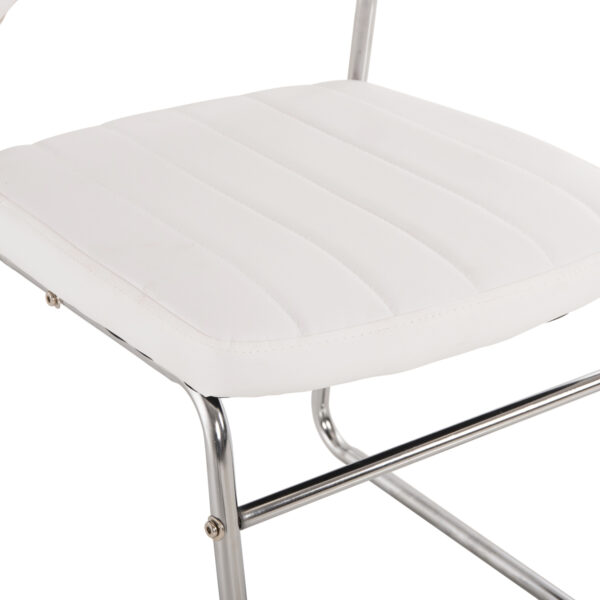 ΚΑΡΕΚΛΑ QUENTI HM1071.02 ΛΕΥΚΗ 52x60x85 εκ. - Image 7