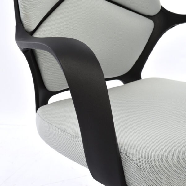 ΚΑΡΕΚΛΑ ΣΥΝΕΡΓΑΣΙΑΣ CENTRIC HM1074.21 ΓΚΡΙ & ΣΚΕΛΕΤΟ ΜΑΥΡΟ 64x60x94,5Yεκ. - Image 9