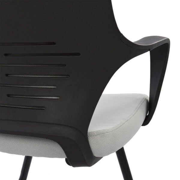 ΚΑΡΕΚΛΑ ΣΥΝΕΡΓΑΣΙΑΣ CENTRIC HM1074.21 ΓΚΡΙ & ΣΚΕΛΕΤΟ ΜΑΥΡΟ 64x60x94,5Yεκ. - Image 10