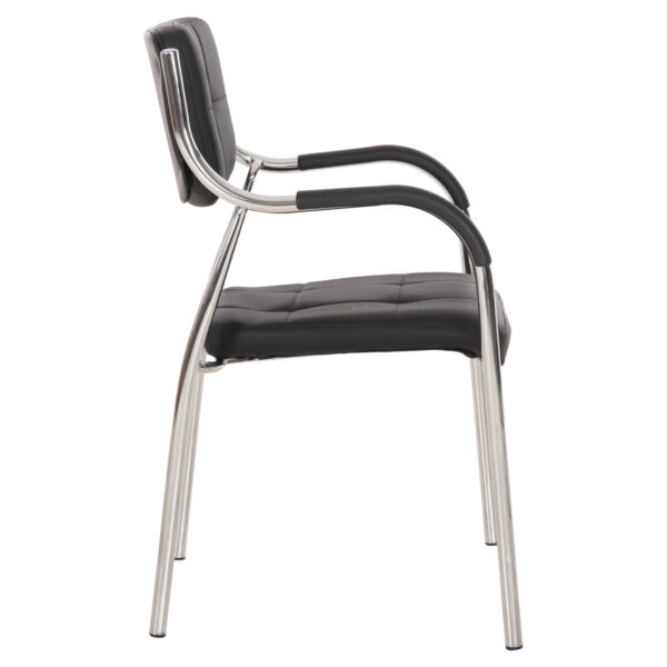 ΚΑΡΕΚΛΑ ΕΠΙΣΚΕΠΤΟΥ OBERON HM1018.01 ΜΑΥΡΟ PU 51x52x86Υ εκ. - Image 4