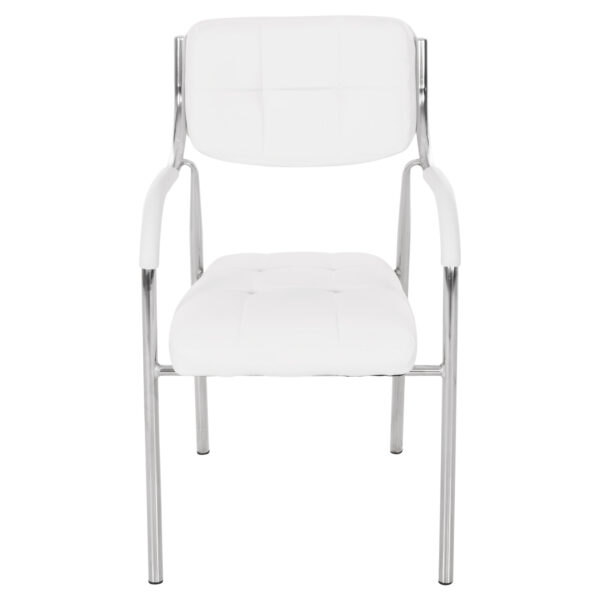 ΚΑΡΕΚΛΑ ΓΡΑΦΕΙΟΥ ΕΠΙΣΚΕΠΤΟΥ OBERON HM1018.02 ΑΣΠΡΟ PU 51x52x88Yεκ. - Image 3