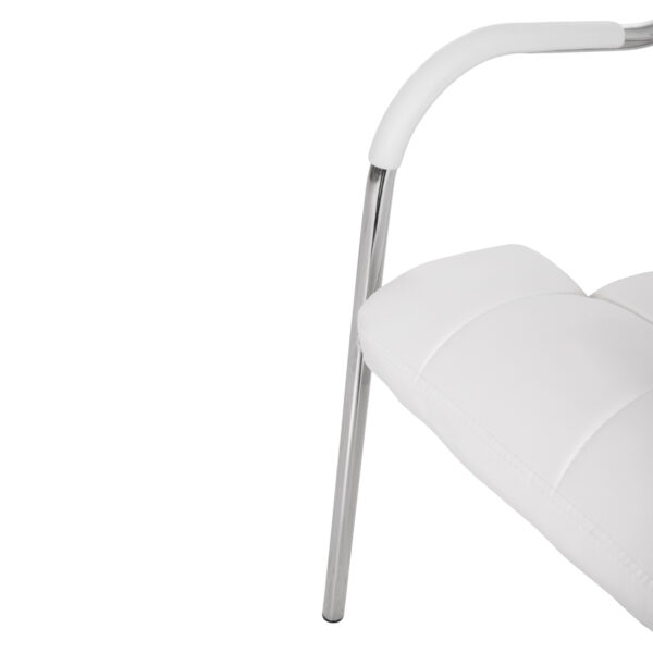 ΚΑΡΕΚΛΑ ΓΡΑΦΕΙΟΥ ΕΠΙΣΚΕΠΤΟΥ OBERON HM1018.02 ΑΣΠΡΟ PU 51x52x88Yεκ. - Image 9