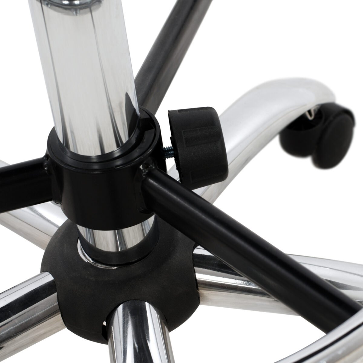 ΚΑΡΕΚΛΑ ΓΡΑΦΕΙΟΥ VEGAR HM1042.01 ΥΠΕΡΥΨΩΜΕΝΗ-ΠΕΡΙΜΕΤΡΙΚΟ ΥΠΟΠΟΔΙΟ-ΜΑΥΡΗ 56,5x60x136Yεκ - Image 10