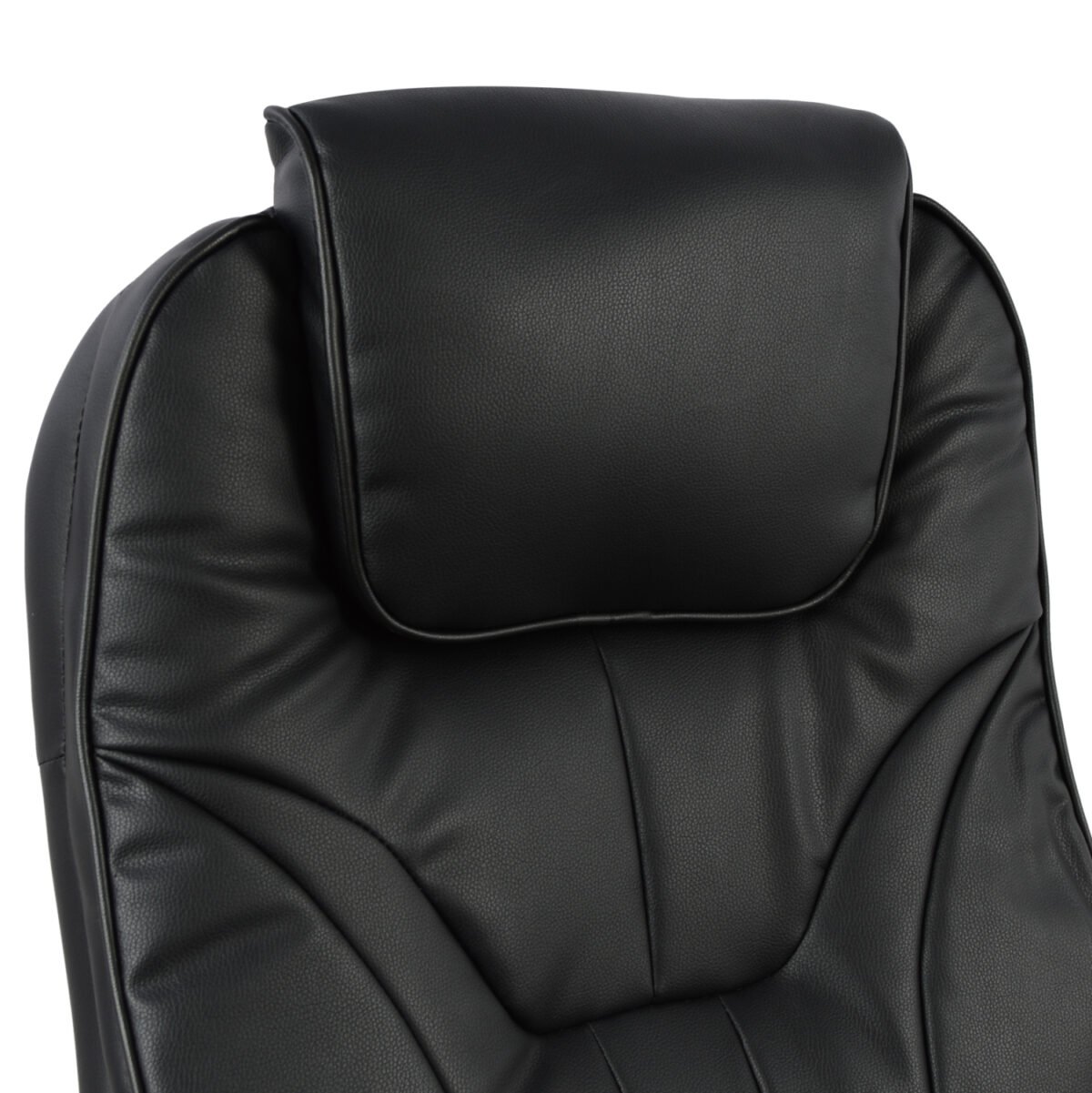 ΚΑΡΕΚΛΑ ΓΡΑΦΕΙΟΥ ΜΑΥΡΟ PU STARELL ΜΕ ΠΟΔΙ ΧΡΩΜΙΟ 65x71x106,5-116Y εκ.HM1025.01 - Image 6