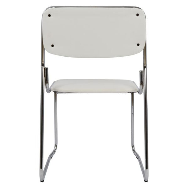 ΚΑΡΕΚΛΑ ΓΡΑΦΕΙΟΥ ΣΥΝΕΡΓΑΣΙΑΣ MABEL HM1019.02 ΣΕ ΧΡΩΜΑ ΛΕΥΚΟ 48,5x51,5x77Yεκ. - Image 6