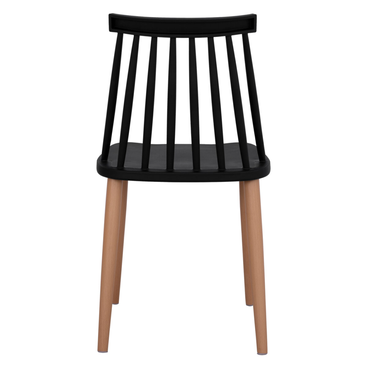 ΚΑΡΕΚΛΑ ΤΡΑΠΕΖΑΡΙΑΣ HM8052.02 VANESSA ΜΑΥΡΗ ΜΕ ΜΕΤΑΛΛΙΚΑ ΠΟΔΙΑ 43x46,5x82 εκ. - Image 6