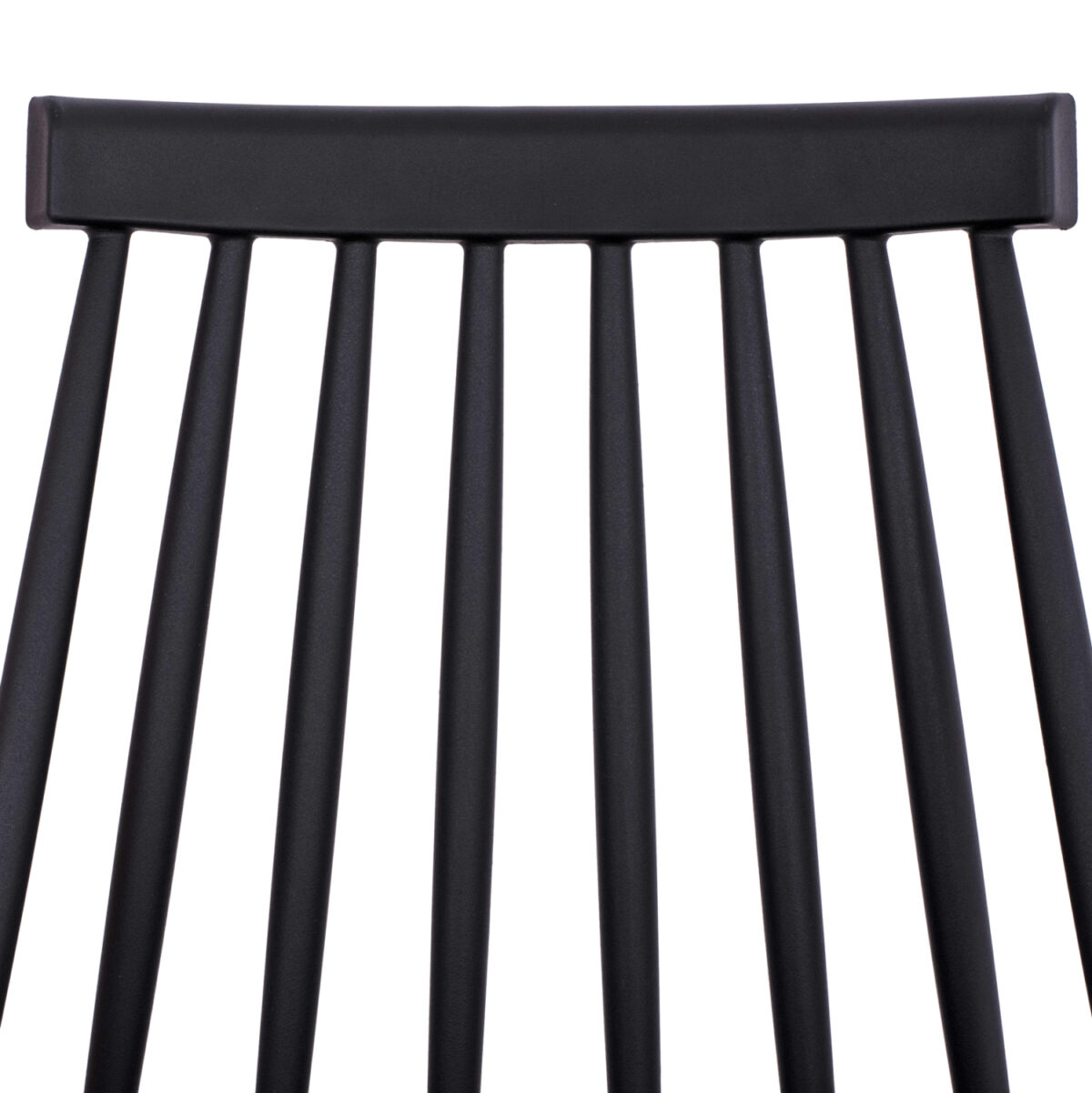 ΚΑΡΕΚΛΑ ΤΡΑΠΕΖΑΡΙΑΣ HM8052.02 VANESSA ΜΑΥΡΗ ΜΕ ΜΕΤΑΛΛΙΚΑ ΠΟΔΙΑ 43x46,5x82 εκ. - Image 9