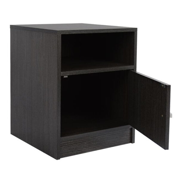 ΚΟΜΟΔΙΝΟ ΜΕΛΑΜΙΝΗΣ MALORY HM2205.01 ZEBRANO 40x40x50 - Image 4