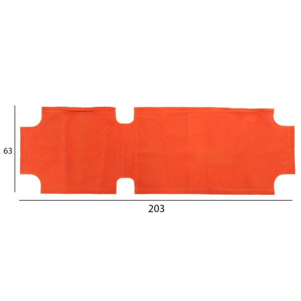 ΠΑΝΙ TEXTILENE 600gr/m2 2X1 ΑΝΤΑΛΛΑΚΤΙΚΟ ΞΑΠΛΩΣΤΡΑΣ HM5072.02 ΠΟΡΤΟΚΑΛΙ 202x63 εκ. - Image 3