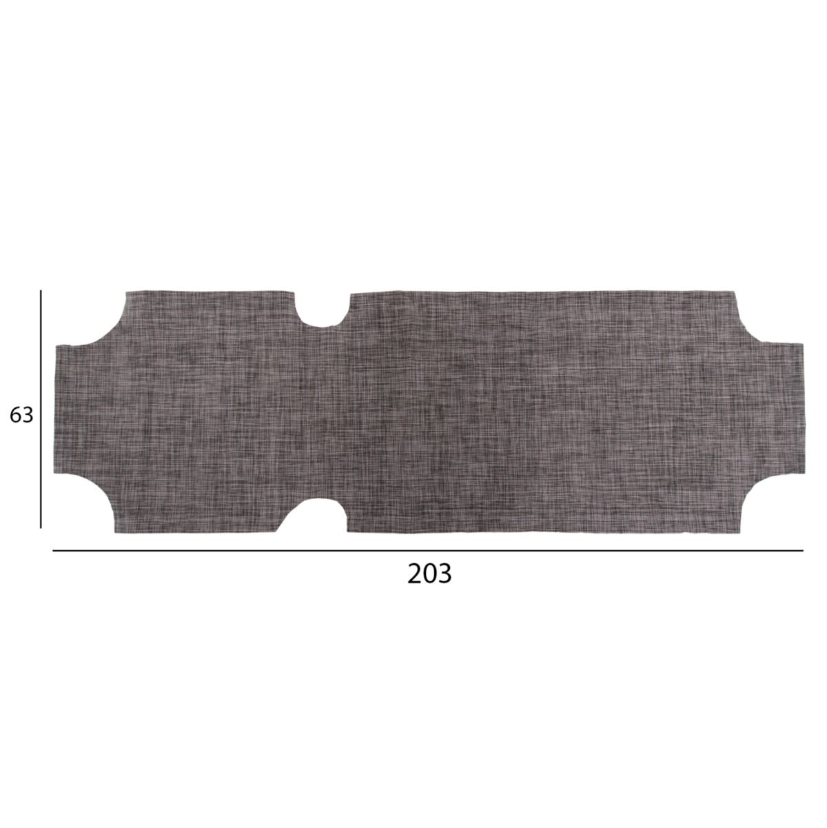 ΠΑΝΙ TEXTILENE 600gr/m2 2X1 ΑΝΤΑΛΛΑΚΤΙΚΟ ΞΑΠΛΩΣΤΡΑΣ HM5072.10 ΓΚΡΙ 201x62 εκ. - Image 3