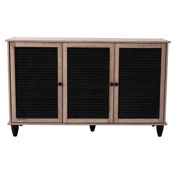 ΠΑΠΟΥΤΣΟΘΗΚΗ-ΝΤΟΥΛΑΠΙ MCKENNA 3ΠΟΡΤΕΣ HM2267.02 SONAMA-ΜΑΥΡΟ 112x30x68,5Υ εκ. - Image 3