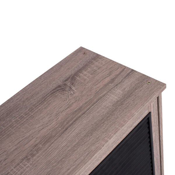 ΠΑΠΟΥΤΣΟΘΗΚΗ-ΝΤΟΥΛΑΠΙ MCKENNA 3ΠΟΡΤΕΣ HM2267.02 SONAMA-ΜΑΥΡΟ 112x30x68,5Υ εκ. - Image 6