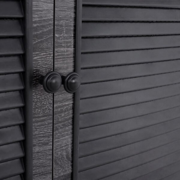 ΠΑΠΟΥΤΣΟΘΗΚΗ-ΝΤΟΥΛΑΠΙ MCKENNA ΞΥΛ.3ΠΟΡΤΕΣ HM2267.01 ΑΝΘΡΑΚΙ 112x30x68,5 cm - Image 7