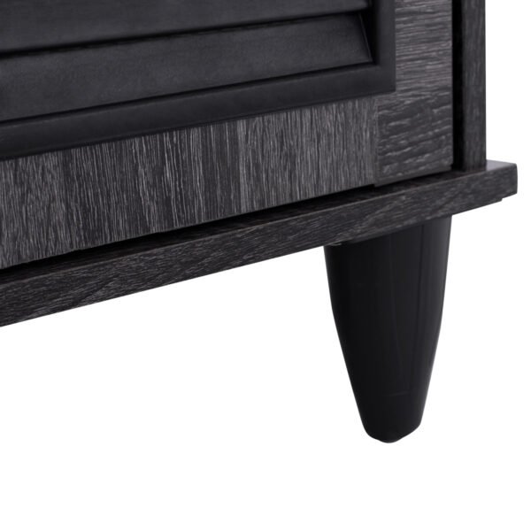 ΠΑΠΟΥΤΣΟΘΗΚΗ-ΝΤΟΥΛΑΠΙ MCKENNA ΞΥΛ.3ΠΟΡΤΕΣ HM2267.01 ΑΝΘΡΑΚΙ 112x30x68,5 cm - Image 8