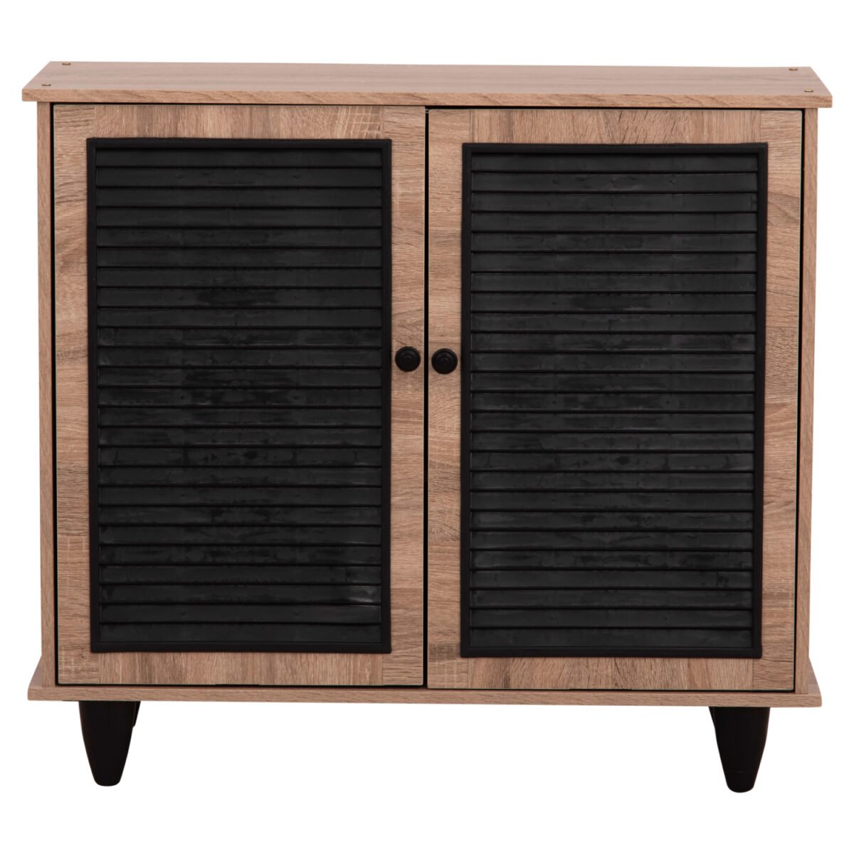 ΠΑΠΟΥΤΣΟΘΗΚΗ ΞΥΛΙΝΗ MCKENNA HM2266.02 ΣΕ ΧΡΩΜΑ SONAMA-ΜΑΥΡΟ 77x30x69Υεκ. - Image 3