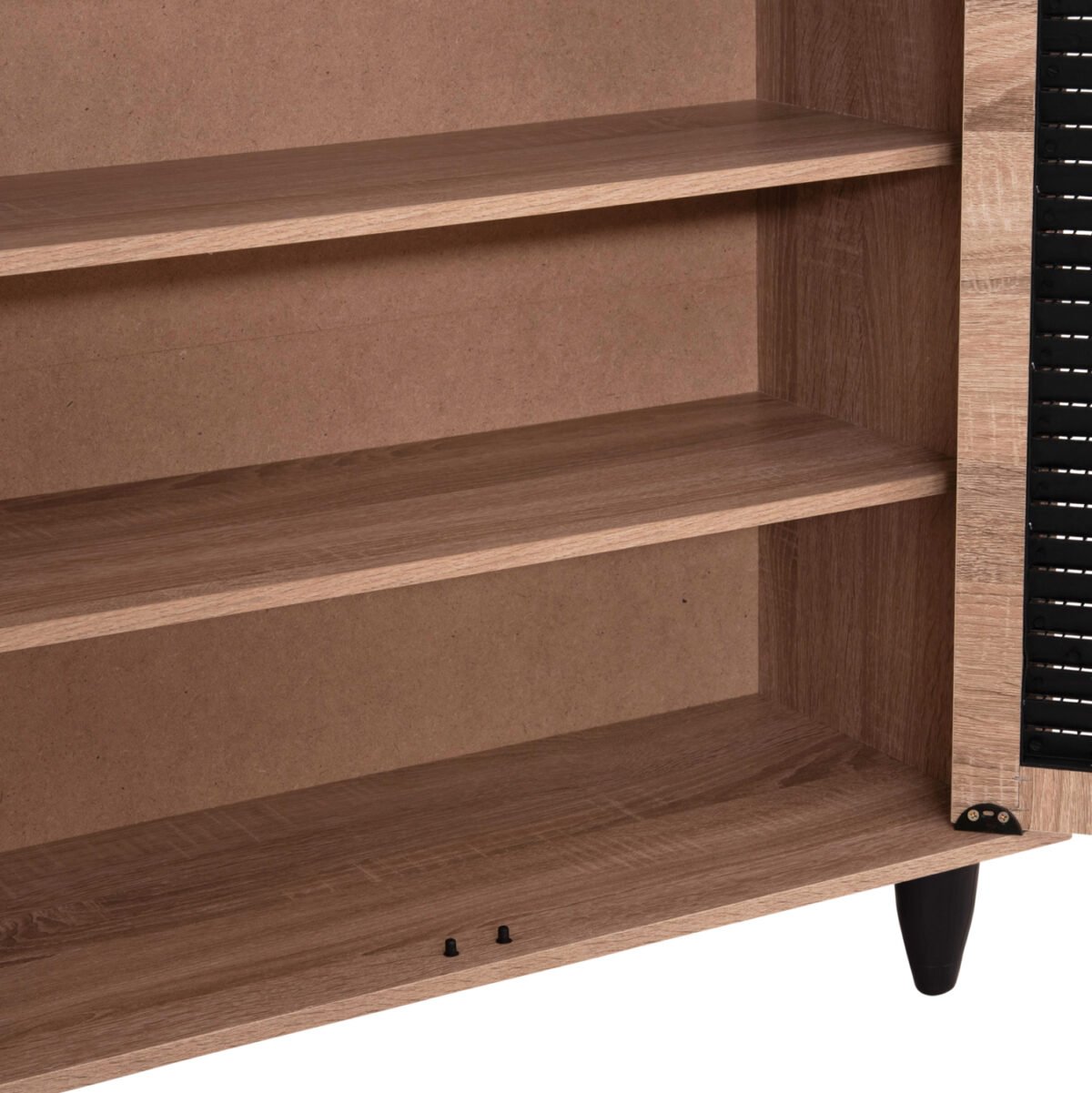 ΠΑΠΟΥΤΣΟΘΗΚΗ ΞΥΛΙΝΗ MCKENNA HM2266.02 ΣΕ ΧΡΩΜΑ SONAMA-ΜΑΥΡΟ 77x30x69Υεκ. - Image 6