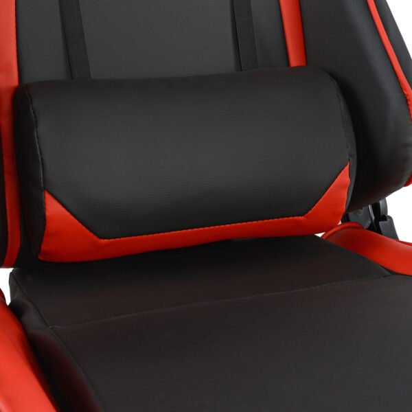 ΠΟΛΥΘΡΟΝΑ GAMING ZAYN HM1056.01 ΜΑΥΡΟ-ΚΟΚΚΙΝΟ PU 67x70x134 εκ. - Image 9