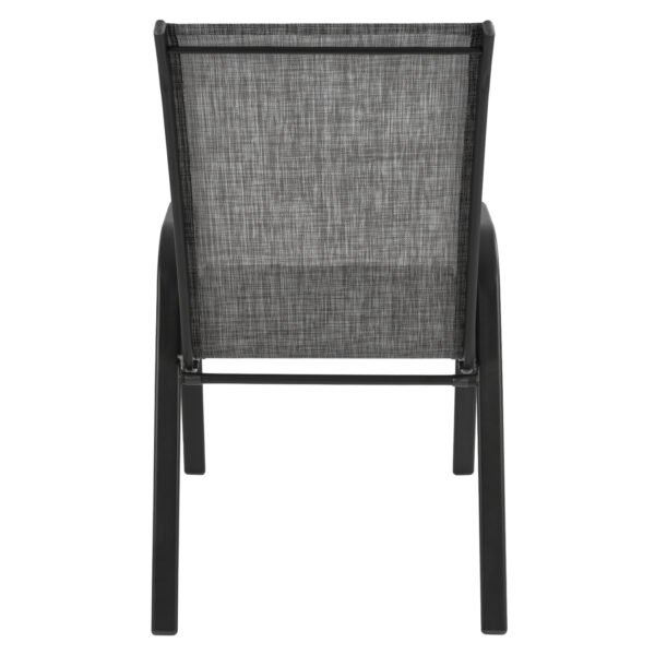 ΠΟΛΥΘΡΟΝΑ ΕΞ.ΧΩΡΟΥ LEON HM5000.01 ΜΕΤΑΛΛΙΚΗ ΓΚΡΙ ΜΕ TEXTILENE ΓΚΡΙ 54x70x93Υεκ - Image 6