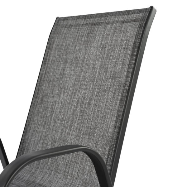 ΠΟΛΥΘΡΟΝΑ ΕΞ.ΧΩΡΟΥ LEON HM5000.01 ΜΕΤΑΛΛΙΚΗ ΓΚΡΙ ΜΕ TEXTILENE ΓΚΡΙ 54x70x93Υεκ - Image 7