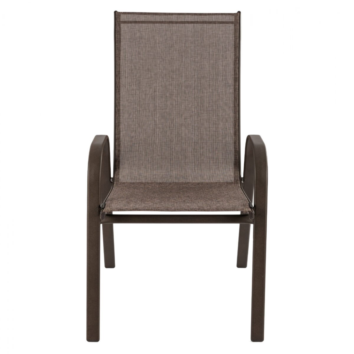 ΠΟΛΥΘΡΟΝΑ ΕΞ.ΧΩΡΟΥ LEON HM5000.02 ΜΕΤΑΛΛΙΚΗ ΚΑΦΕ ΜΕ TEXTILENE ΚΑΦΕ 54x70x93Υεκ - Image 3