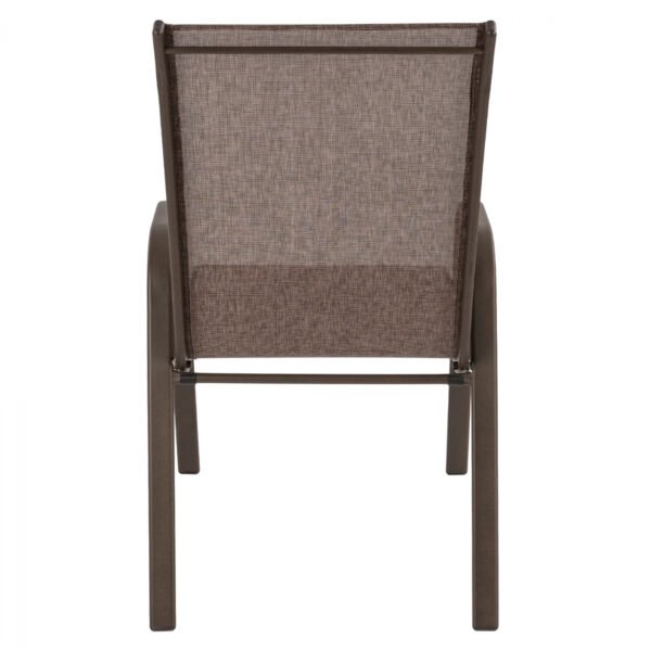 ΠΟΛΥΘΡΟΝΑ ΕΞ.ΧΩΡΟΥ LEON HM5000.02 ΜΕΤΑΛΛΙΚΗ ΚΑΦΕ ΜΕ TEXTILENE ΚΑΦΕ 54x70x93Υεκ - Image 6