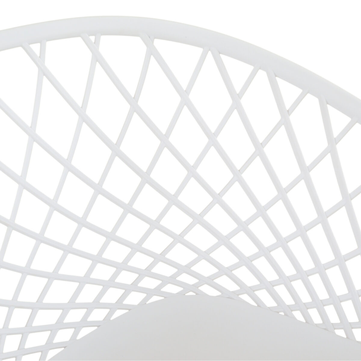 ΠΟΛΥΘΡΟΝΑ ΠΟΛΥΠΡΟΠΥΛΕΝΙΟΥ ΛΕΥΚΗ ΜΕ ΜΕΤΑΛΛΙΚΑ ΠΟΔΙΑ ΑΠΟΜΙΜΗΣΗ ΞΥΛΟΥ ARIADNE HM8001.01 62,5x56x80 εκ. - Image 7