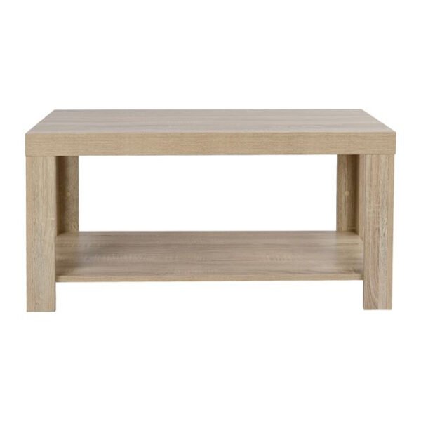 ΤΡΑΠΕΖΙ ΣΑΛΟΝΙΟΥ ΜΕΛΑΜΙΝΗΣ ALAYNA HM2207.02 SONAMA 90X45X45 εκ. - Image 3