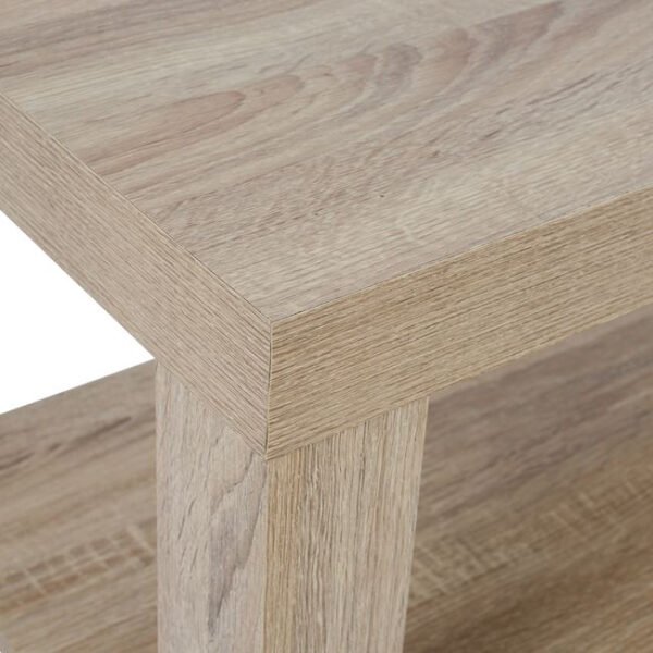 ΤΡΑΠΕΖΙ ΣΑΛΟΝΙΟΥ ΜΕΛΑΜΙΝΗΣ ALAYNA HM2207.02 SONAMA 90X45X45 εκ. - Image 4