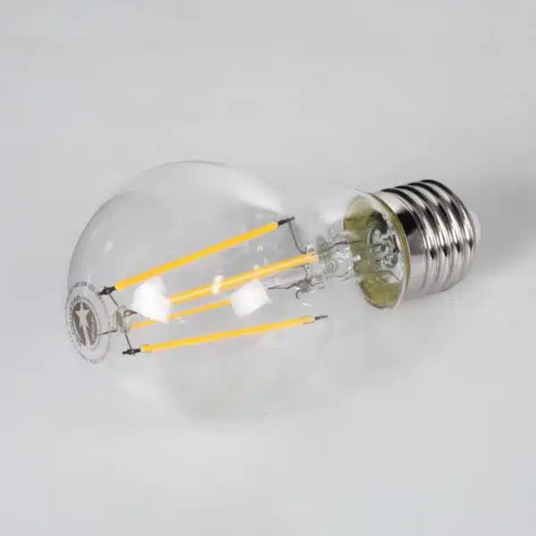 Λάμπα LED Filament E27 A60 Γλόμπος 10W 1000LM 2700K Dimmable Διάφανο Γυαλί 1