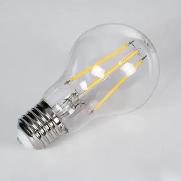 Λάμπα LED Filament E27 A60 Γλόμπος 10W 1000LM 2700K Dimmable Διάφανο Γυαλί 2