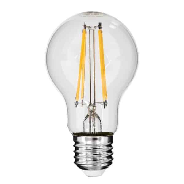 Λάμπα LED Filament E27 A60 Γλόμπος 10W 1000LM 2700K Dimmable Διάφανο Γυαλί