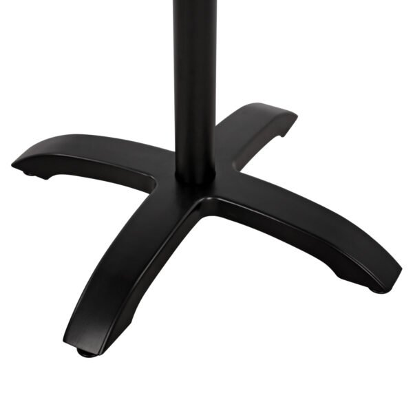 ΒΑΣΗ ΑΛΟΥΜΙΝΙΟΥ HM460.01 ΜΑΥΡΟ ΜΑΤ 66Χ66Χ73Υεκ. ΜΕ ΣΤΑΥΡΟ 48Χ48εκ. - Image 5