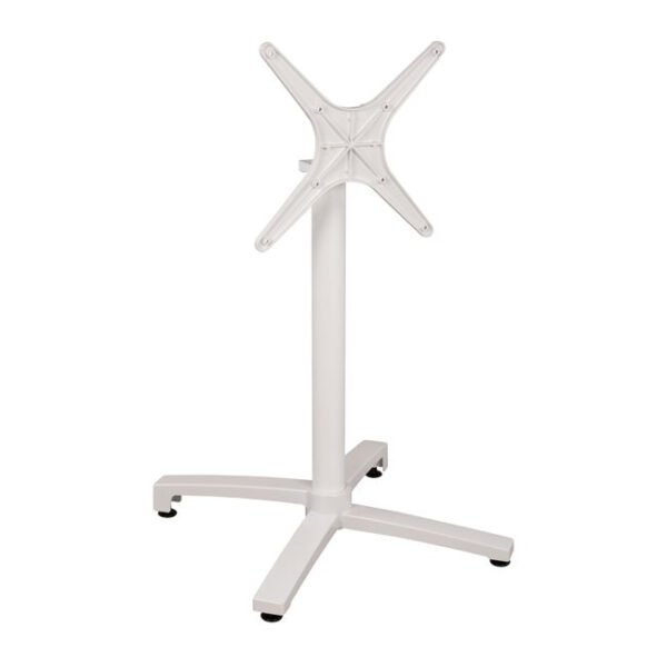 ΒΑΣΗ ΑΛΟΥΜΙΝΙΟΥ HM459.02 ΛΕΥΚΟ ΜΑΤ 69Χ69Χ73Υεκ. ΜΕ ΕΠΙΦΑΝΕΙΑ 48Χ48εκ.