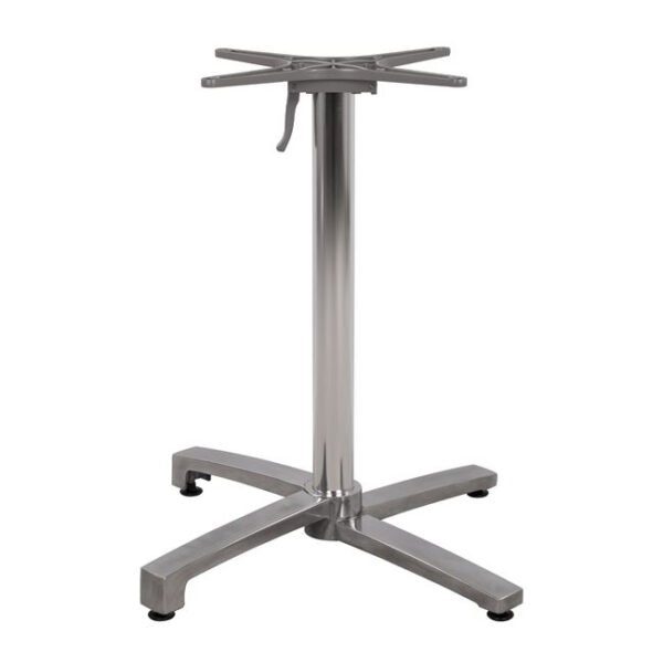 ΒΑΣΗ ΑΛΟΥΜΙΝΙΟΥ ΠΤΥΣΣΟΜΕΝΗ ΧΡΩΜΙΟΥ 69Χ69Χ73Υεκ. ΜΕ ΣΤΑΥΡΟ 48Χ48εκ.HM459.03 - Image 5