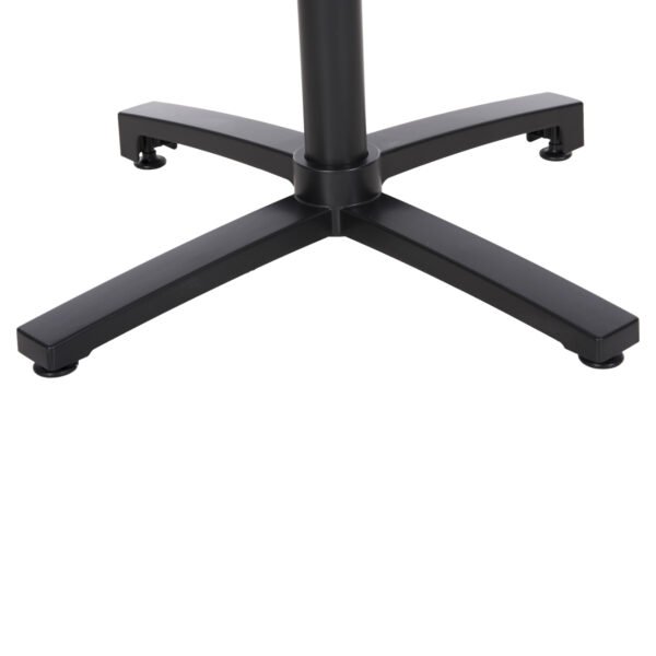 ΒΑΣΗ ΑΛΟΥΜΙΝΙΟΥ ΠΤΥΣΣΟΜΕΝΗ HM459.01 ΜΑΥΡΟ ΜΑΤ 69Χ69Χ73Υεκ. ΜΕ ΣΤΑΥΡΟ 48Χ48εκ. - Image 7