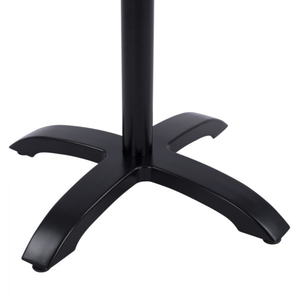 ΒΑΣΗ ΑΛΟΥΜΙΝΙΟΥ ΠΤΥΣΣΟΜΕΝΗ HM469.01 ΜΑΥΡΟ ΜΑΤ 66Χ66Χ72Υεκ. ΜΕ ΣΤΑΥΡΟ 48Χ48εκ. - Image 8