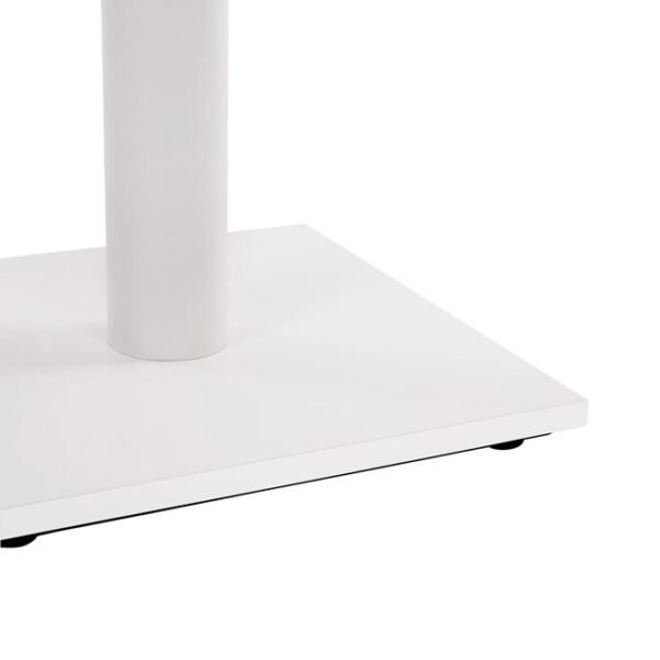 ΒΑΣΗ ΜΕΤΑΛΛΙΚΗ ΛΕΥΚΗ ΜΑΤ 40Χ40Χ72Υεκ. ΜΕ ΡΕΓΟΥΛΑΤΟΡΟΥΣ HM421.12 - Image 5