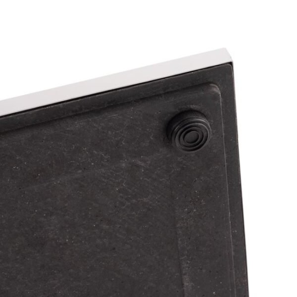 ΒΑΣΗ ΜΕΤΑΛΛΙΚΗ ΛΕΥΚΗ ΜΑΤ 40Χ40Χ72Υεκ. ΜΕ ΡΕΓΟΥΛΑΤΟΡΟΥΣ HM421.12 - Image 6