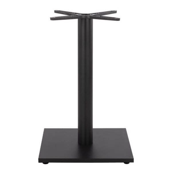 ΒΑΣΗ ΜΕΤΑΛΛΙΚΗ ΜΑΥΡΗ ΜΑΤ 45Χ45Χ72εκ. ΜΕ ΣΤΑΥΡΟ 45Χ45 ΚΑΙ ΡΕΓΟΥΛΑΤΟΡΟΥΣ HM438 - Image 3