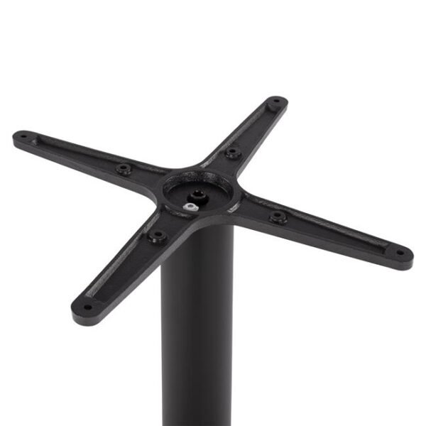 ΒΑΣΗ ΜΕΤΑΛΛΙΚΗ ΜΑΥΡΗ ΜΑΤ 45Χ45Χ72εκ. ΜΕ ΣΤΑΥΡΟ 45Χ45 ΚΑΙ ΡΕΓΟΥΛΑΤΟΡΟΥΣ HM438 - Image 4