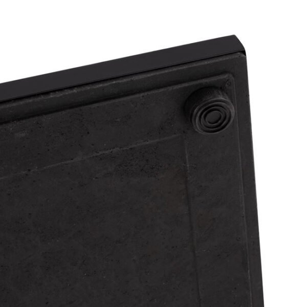 ΒΑΣΗ ΜΕΤΑΛΛΙΚΗ ΜΑΥΡΗ ΜΑΤ 45Χ45Χ72εκ. ΜΕ ΣΤΑΥΡΟ 45Χ45 ΚΑΙ ΡΕΓΟΥΛΑΤΟΡΟΥΣ HM438 - Image 6