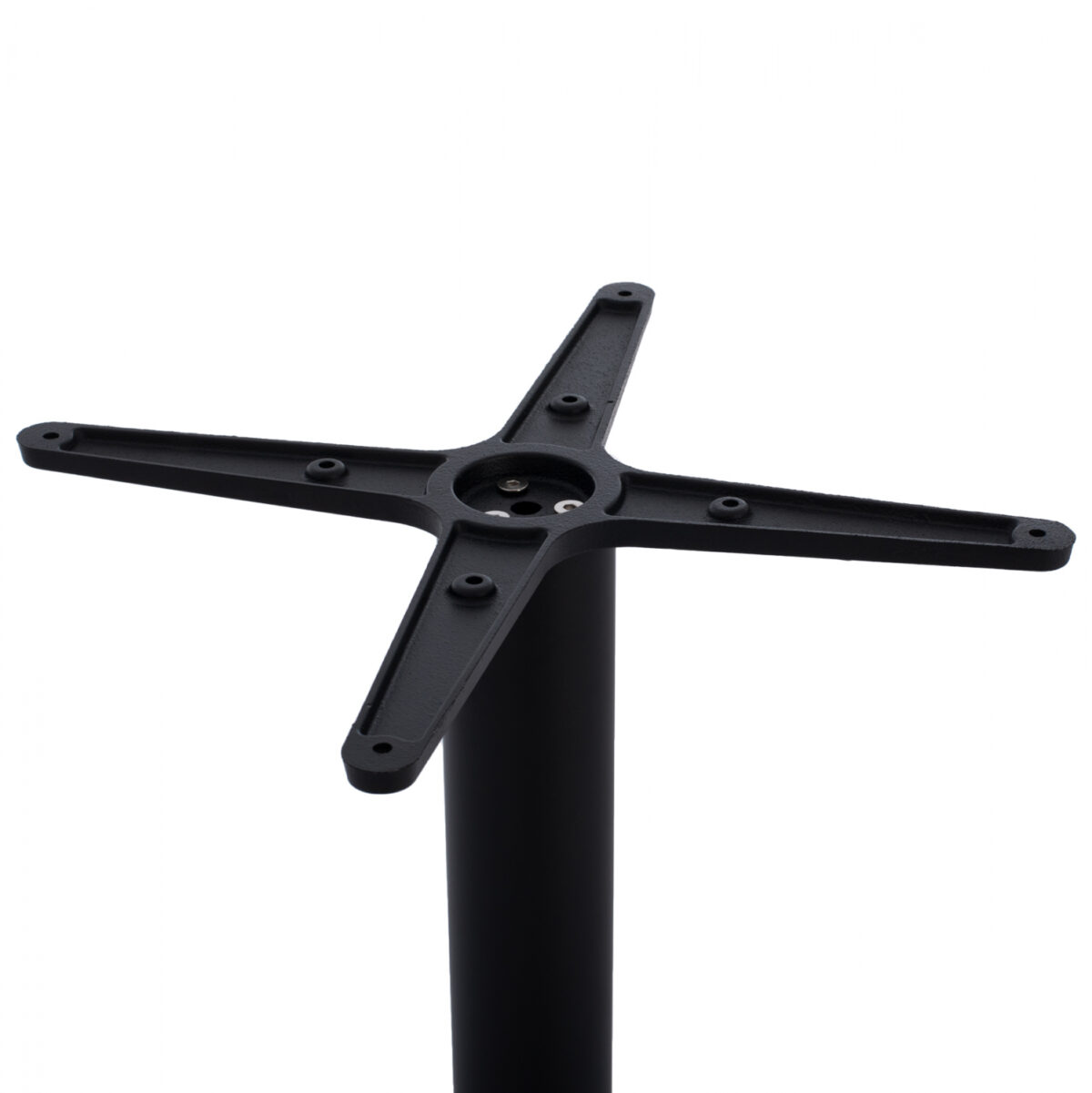 ΒΑΣΗ ΜΕΤΑΛΛΙΚΗ ΜΠΑΡ ΜΕΣΑΙΟΥ ΥΨΟΥΣ ΜΑΥΡΗ ΜΑΤ HM472 ΣΤΑΥΡΟΣ 46Χ46εκ. Φ49X94Υεκ. - Image 3