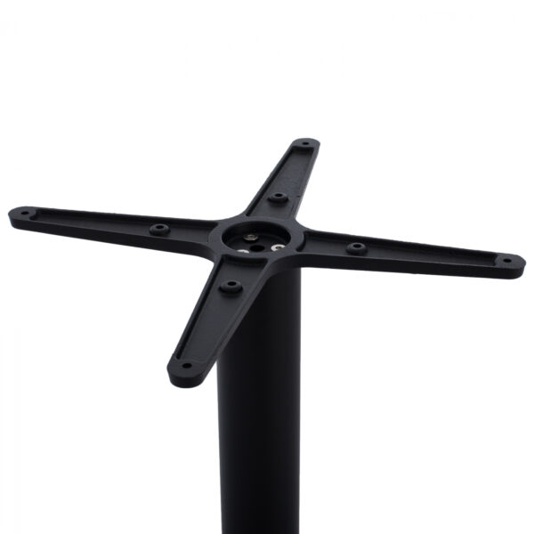 ΒΑΣΗ ΜΕΤΑΛΛΙΚΗ ΜΠΑΡ ΜΕΣΑΙΟΥ ΥΨΟΥΣ ΜΑΥΡΗ ΜΑΤ HM472 ΣΤΑΥΡΟΣ 46Χ46εκ. Φ49X94Υεκ. - Image 3