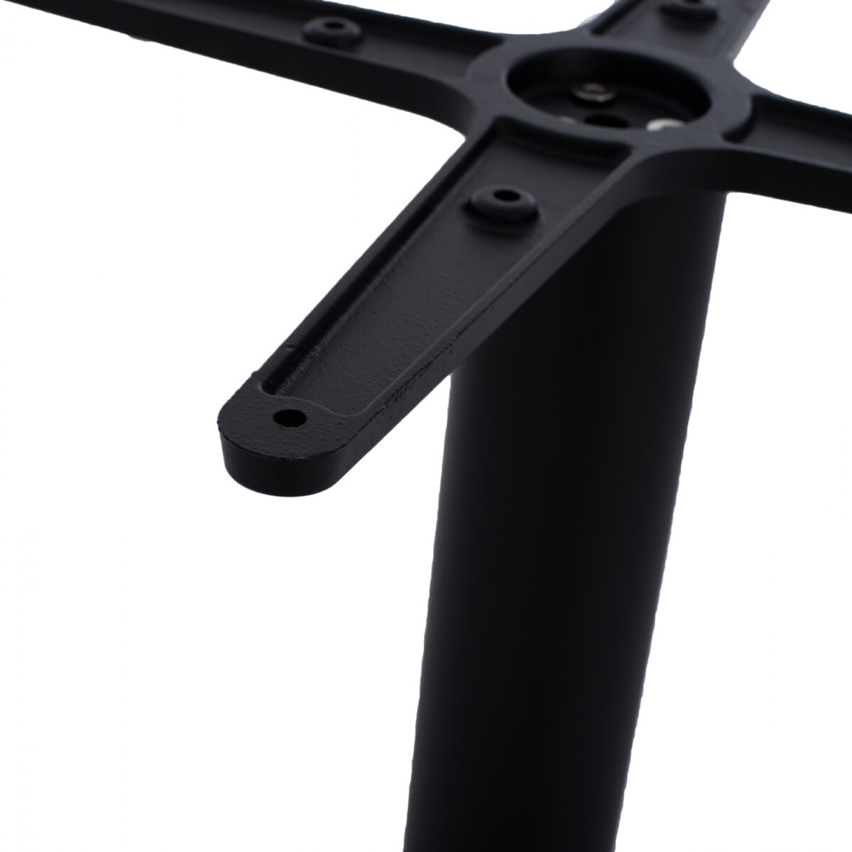 ΒΑΣΗ ΜΕΤΑΛΛΙΚΗ ΜΠΑΡ ΜΕΣΑΙΟΥ ΥΨΟΥΣ ΜΑΥΡΗ ΜΑΤ HM472 ΣΤΑΥΡΟΣ 46Χ46εκ. Φ49X94Υεκ. - Image 5